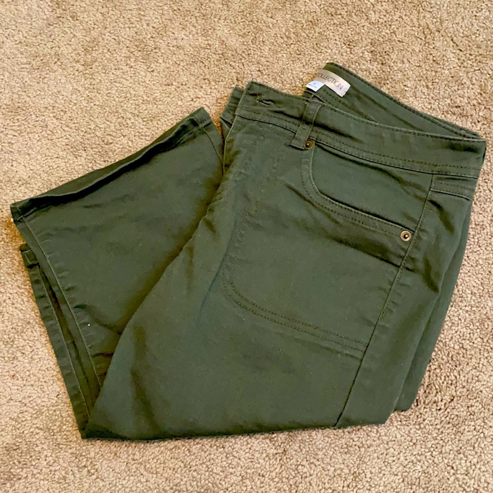 Olive Bermuda Shorts